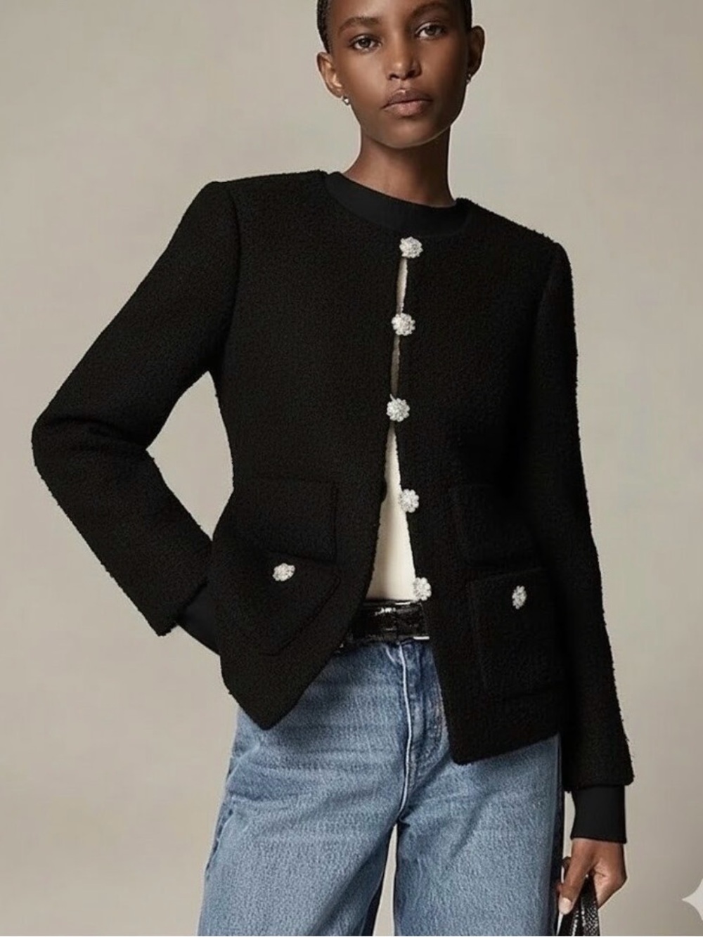 J Crew Collection Lady Jacket in Textured Tweed